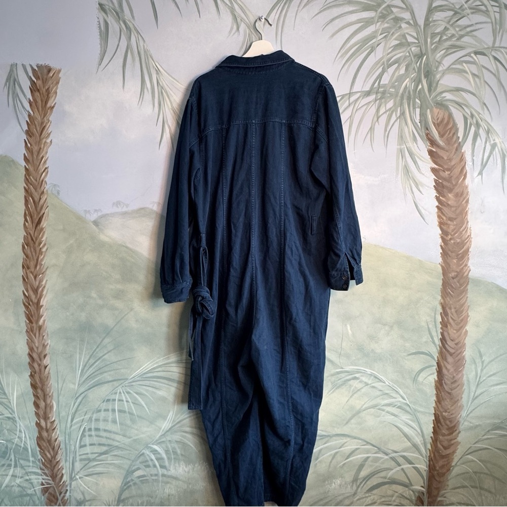 Banana Republic Navy jeans, Jumpsuit with Chest Pockets, size XL - Picture 11 of 11